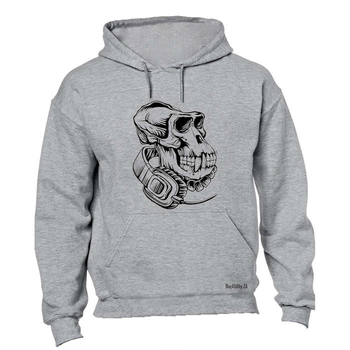 Monkey Skull - Headphones - Hoodie