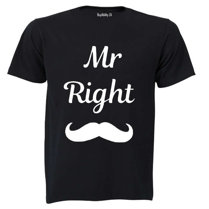 Mr Right. - Adults - T-Shirt