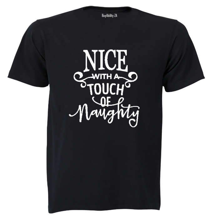 Nice with a touch of Naughty! - Kids T-Shirt