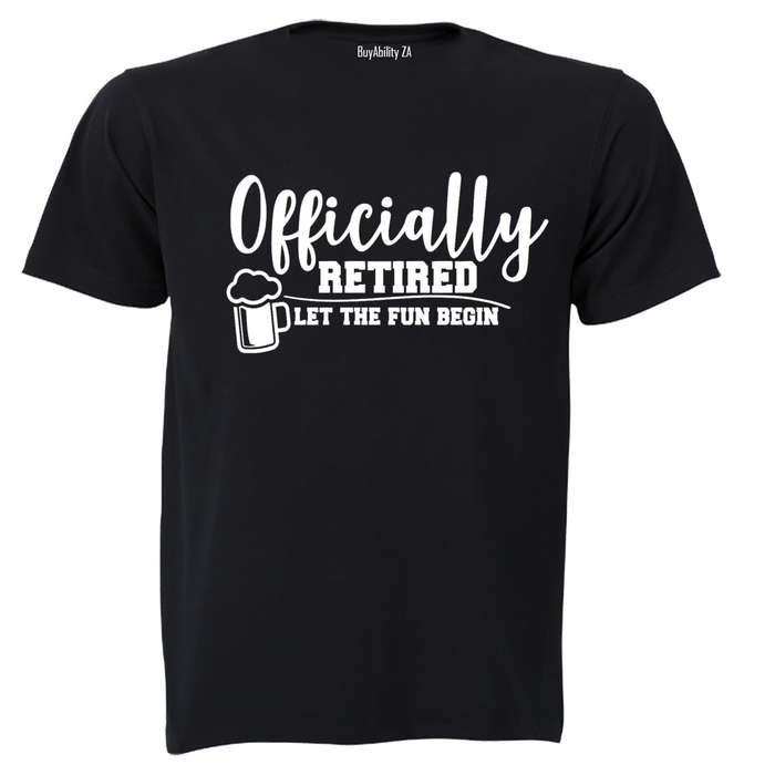 Officially Retired - Adults - T-Shirt