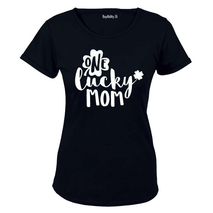 One Lucky Mom - St Patrick's Day - Ladies - T-Shirt