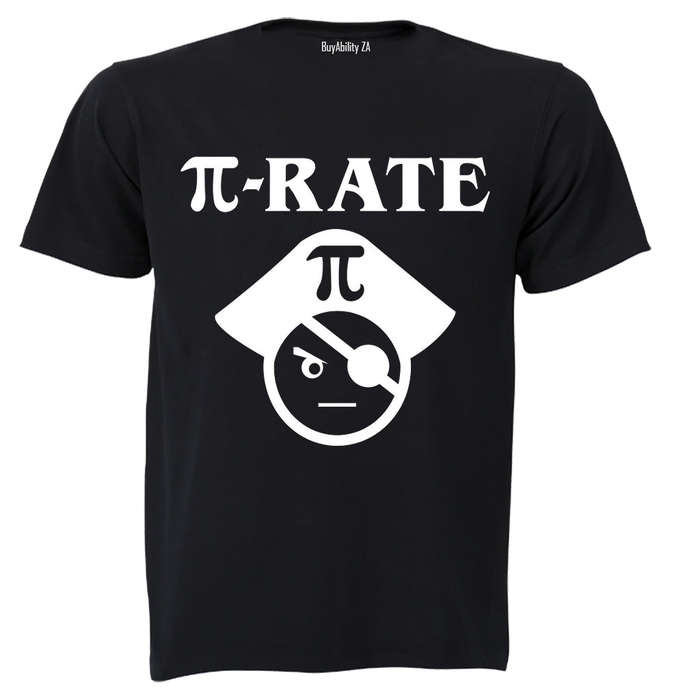 PIE- Rate, Pirate - Adults - T-Shirt