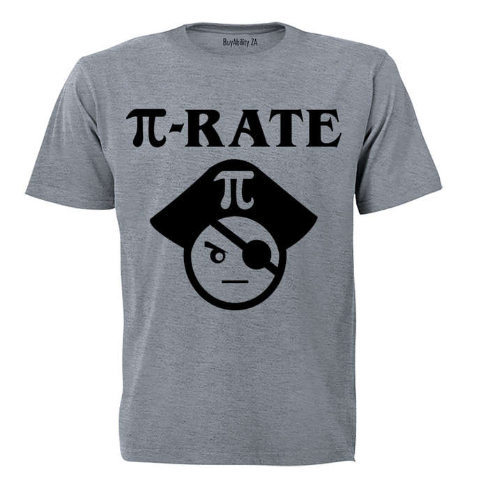 PIE- Rate, Pirate - Adults - T-Shirt
