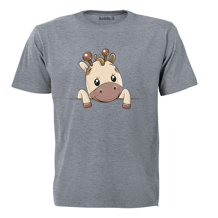Peeking Giraffe - Kids T-Shirt