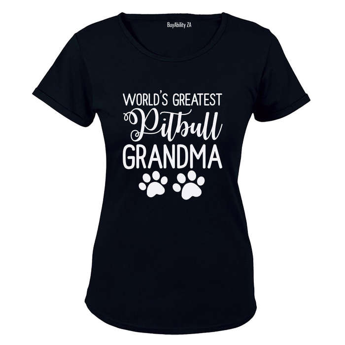 Pitbull Grandma - Ladies - T-Shirt
