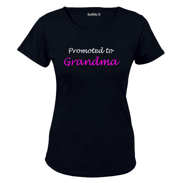 Promoted to Grandma - Ladies - T-Shirt