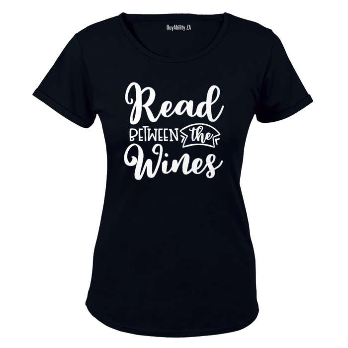 Read Between the Wines - Ladies - T-Shirt