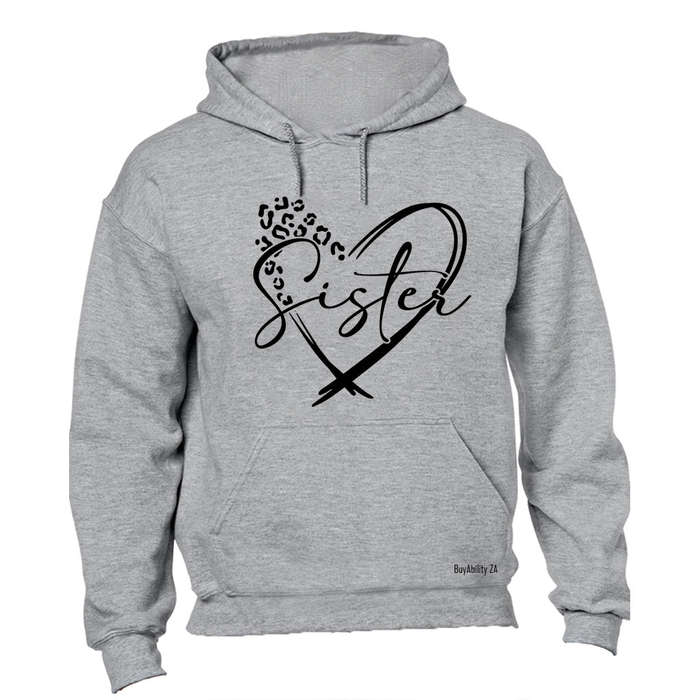Sister - Heart - Hoodie