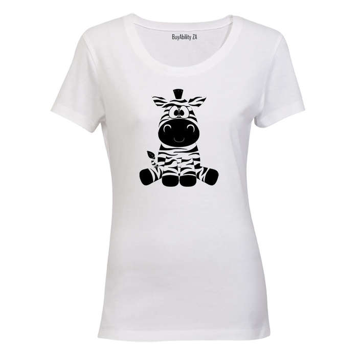 Sitting Zebra - Ladies - T-Shirt