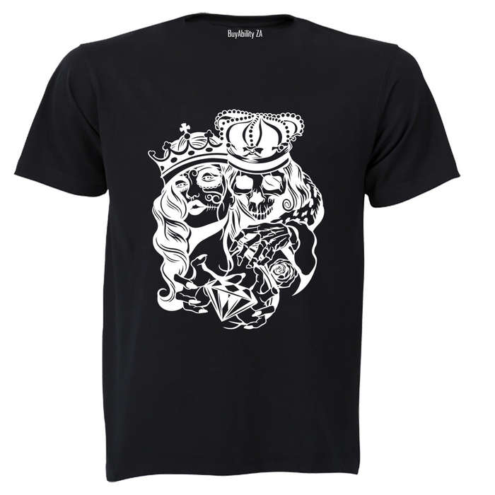 Skeleton Royalty - Halloween - Adults - T-Shirt