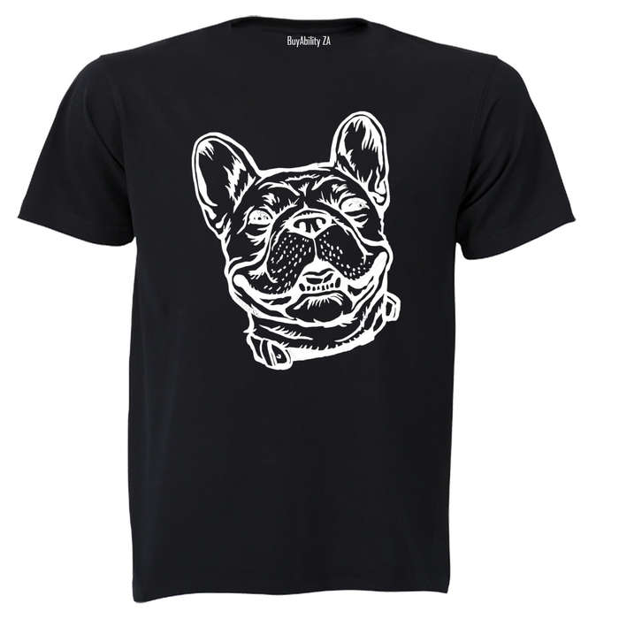 Smiling French Bulldog - Adults - T-Shirt