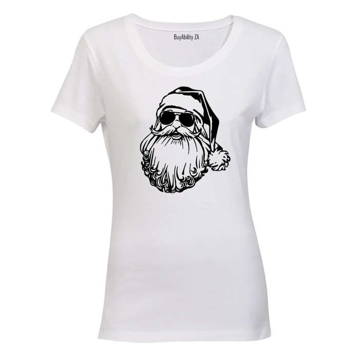 Sunglasses Christmas Santa - Ladies - T-Shirt