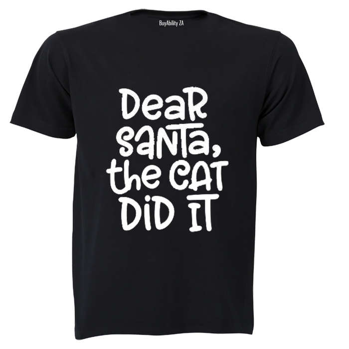 The Cat Did It - Christmas - Adults - T-Shirt