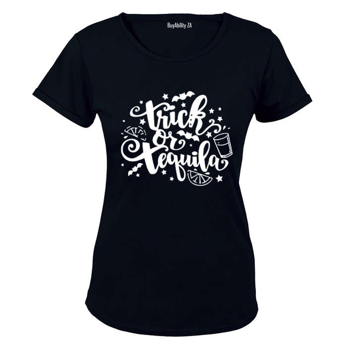 Trick or TEQUILA - Halloween Inspired - Ladies - T-Shirt