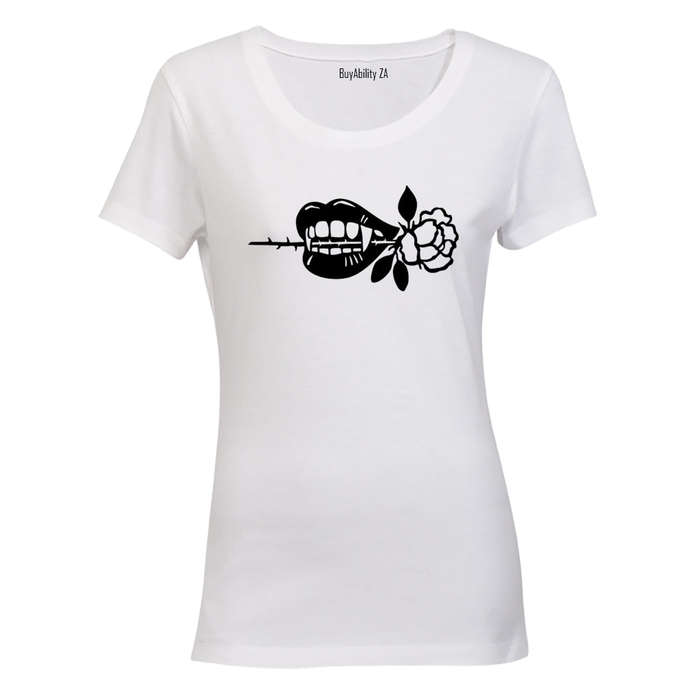 Vampire Rose - Halloween - Ladies - T-Shirt