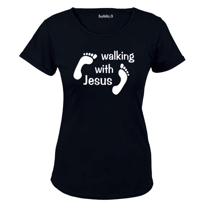 Walking with Jesus - Ladies - T-Shirt