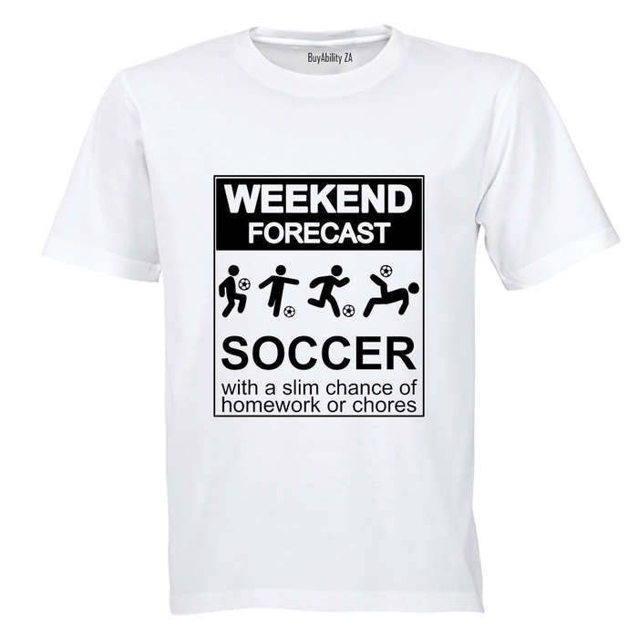 Weekend Forecast - SOCCER - Kids T-Shirt