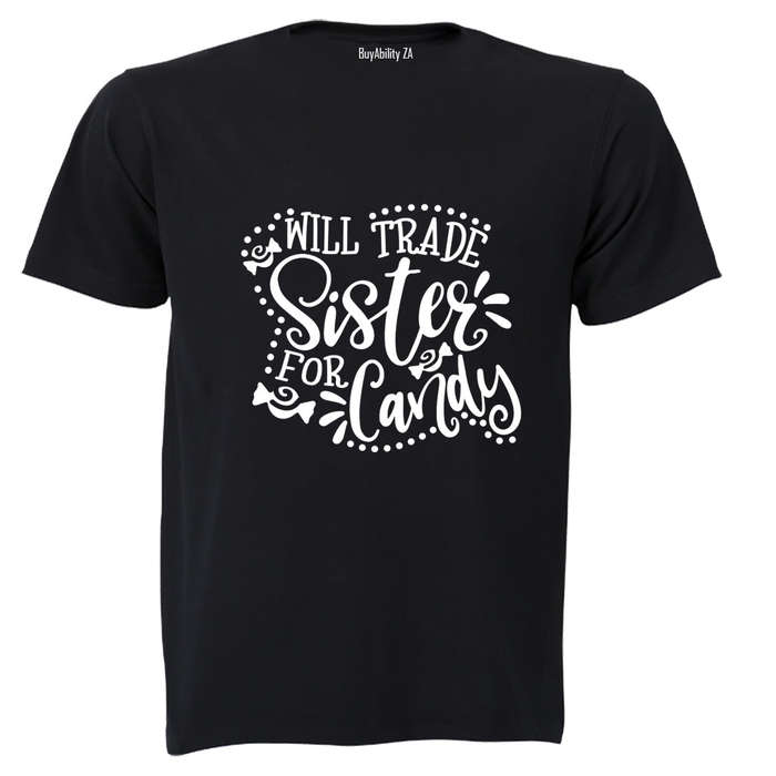 Will Trade Sister for Candy - Halloween - Kids T-Shirt