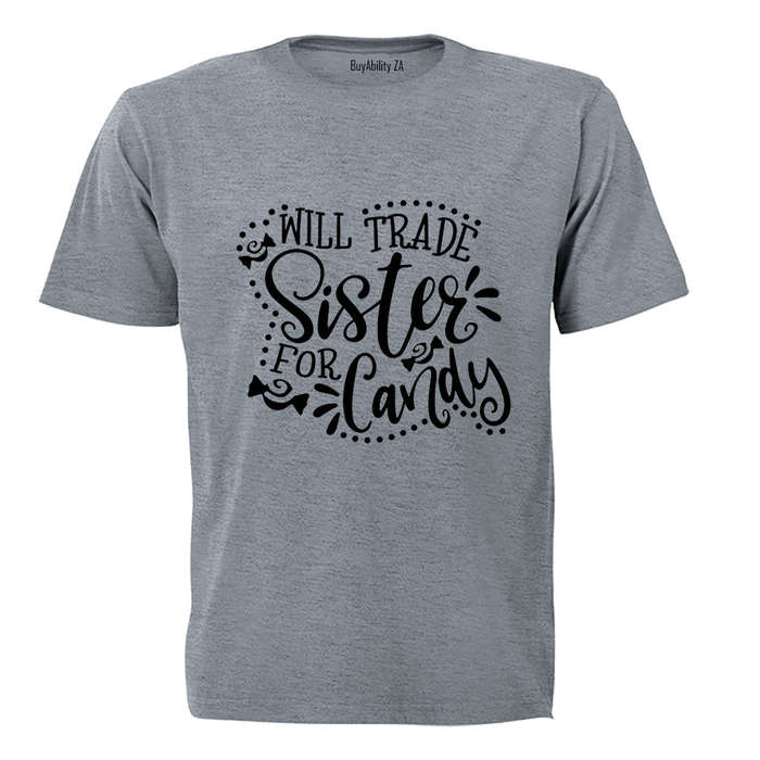 Will Trade Sister for Candy - Halloween - Kids T-Shirt