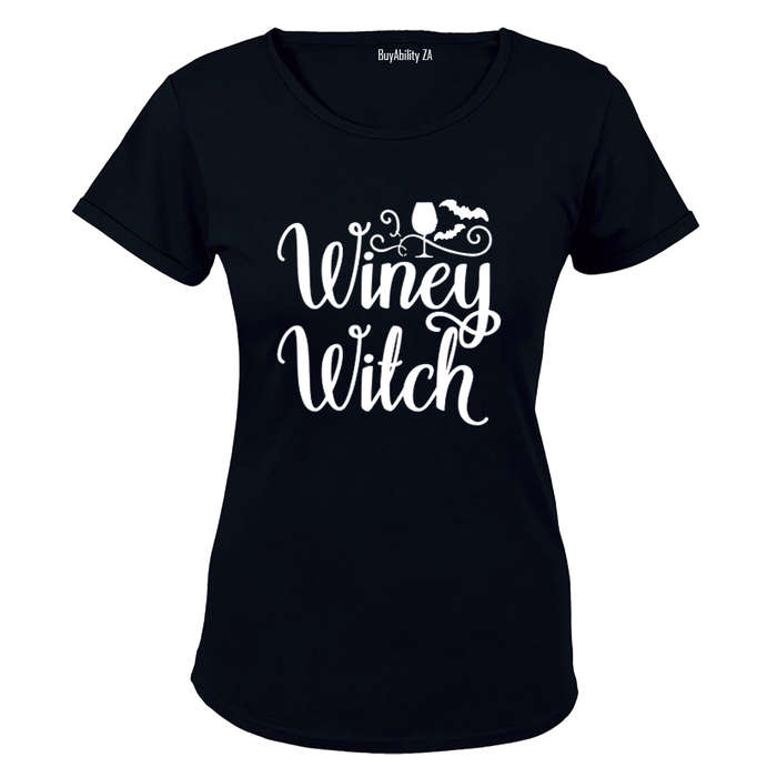 Winey Witch - Halloween Inspired - Ladies - T-Shirt