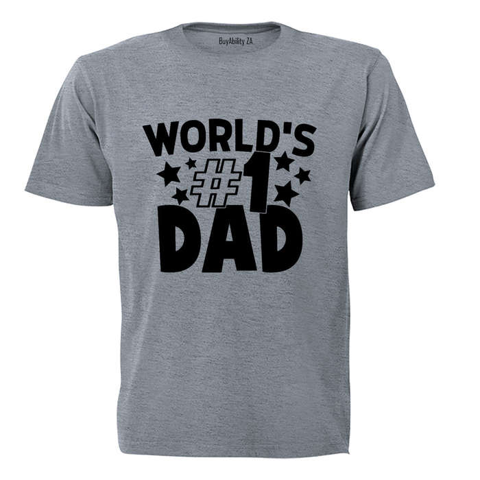 World's #1 Dad - Adults - T-Shirt