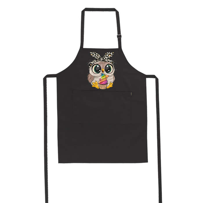 Cupcake Headband Owl - Apron