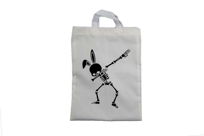 Dabbing Easter Skeleton - Easter Bag