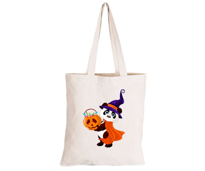 Halloween Panda - Eco-Cotton Trick or Treat Bag