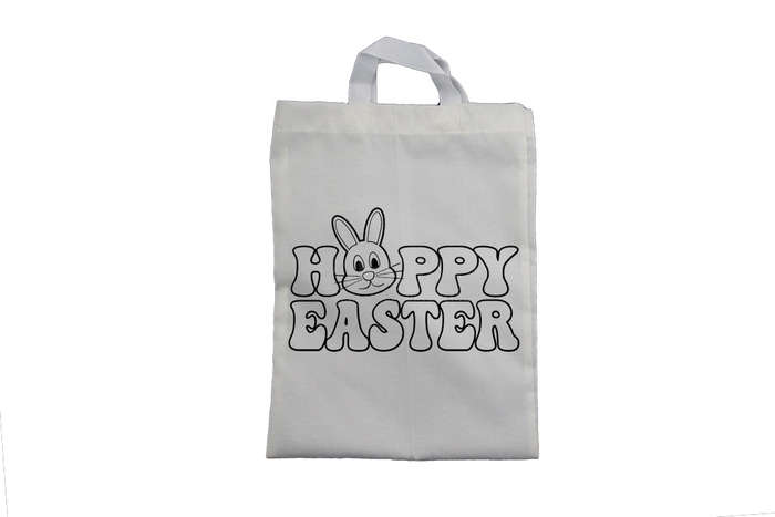 Happy Easter - Bunny Face - Easter Bag
