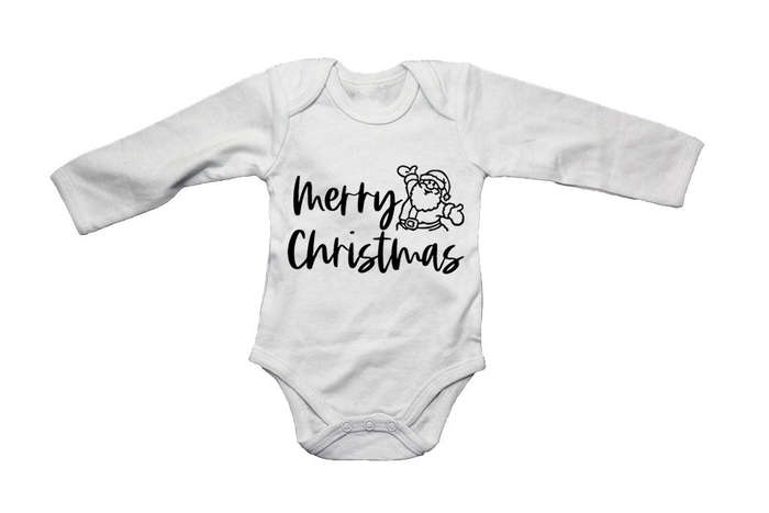 Merry Christmas - Santa - Baby Grow