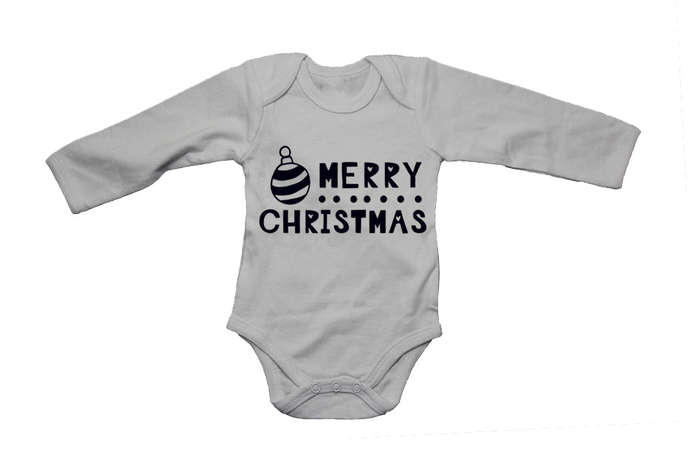 Merry Christmas - Dots - Baby Grow