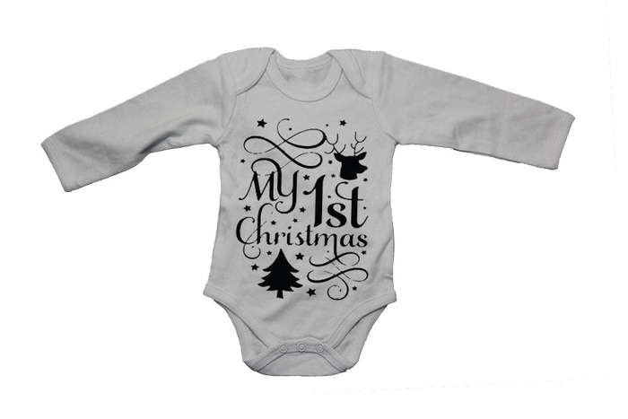My 1st Christmas - Tree & Reindeer - Baby Grow