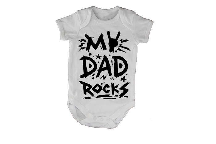 My Dad Rocks - Rocker! - Baby Grow