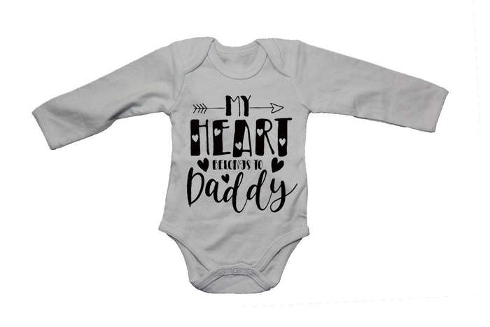My Heart Belongs To Daddy - Arrow - Baby Grow