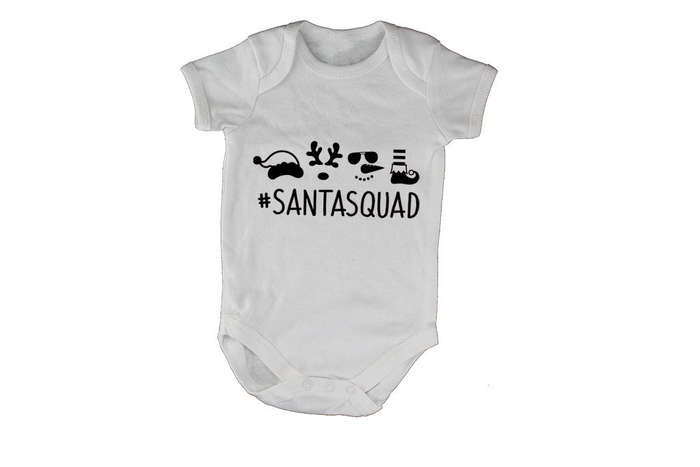 Santa Squad - Christmas - Baby Grow