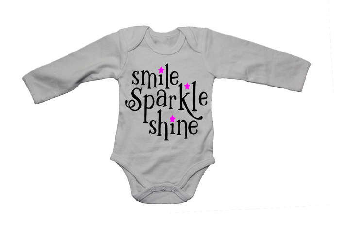 Smile. Sparkle. Shine - Baby Grow
