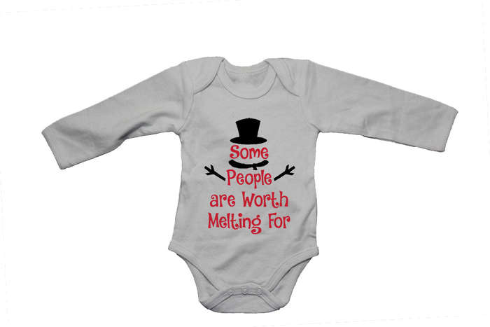 Some people are worth melting for! - Baby Grow