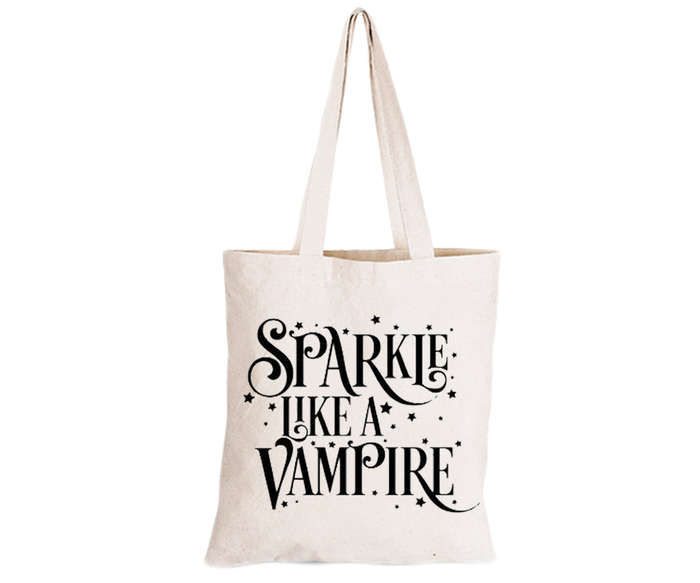 Sparkle Like a Vampire - Eco-Cotton Natural Fibre Bag