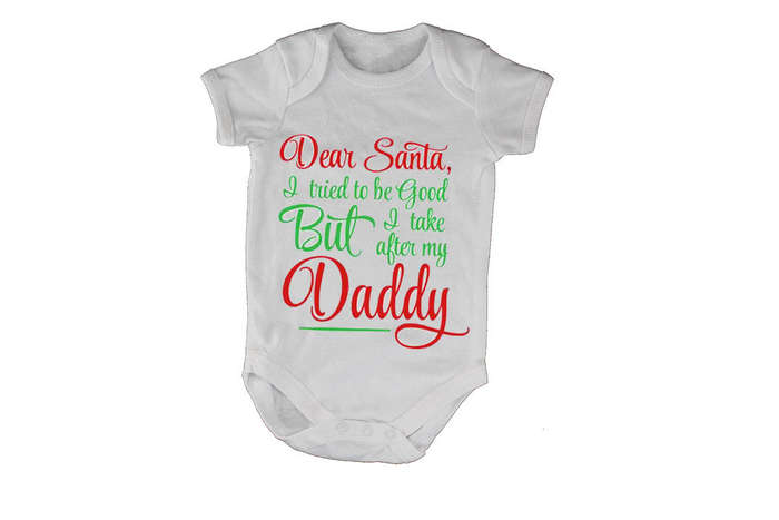 Take After My Daddy - Christmas - Baby Grow
