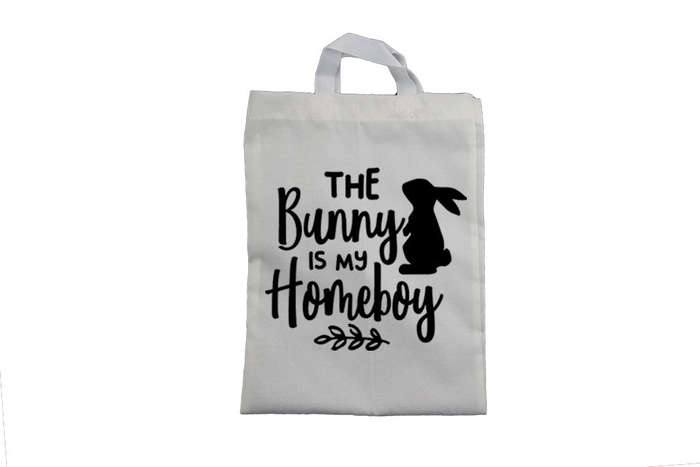 The Bunny is my Homeboy - Easter Bag