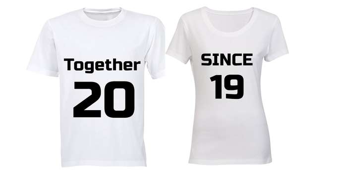 Together Since 2019 - Couples Tees
