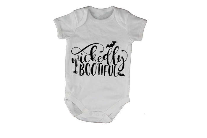 Wickedly Boo-tiful - Halloween - Baby Grow