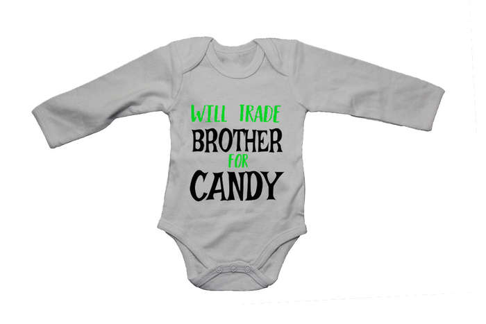 Will Trade Brother for Candy - Halloween - Baby Grow