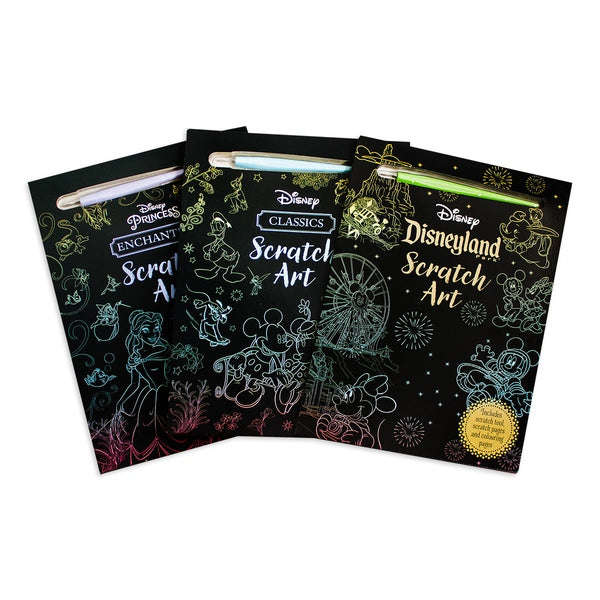 Disney Scratch Art: 3 Book Pack