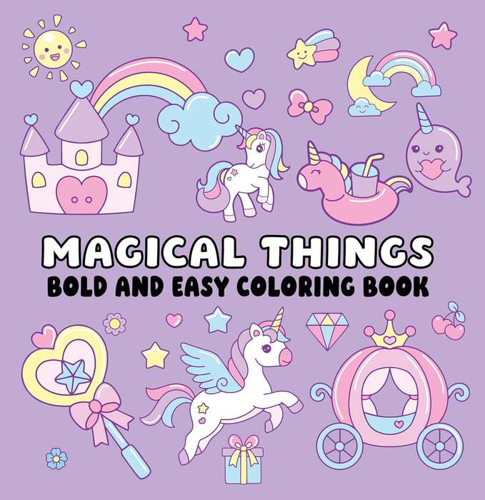 Magical Things : Bold and Easy Coloring Book