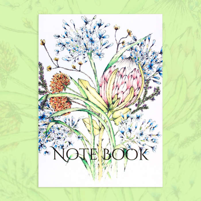 Agapanthus In Fynbos A7 Notebook