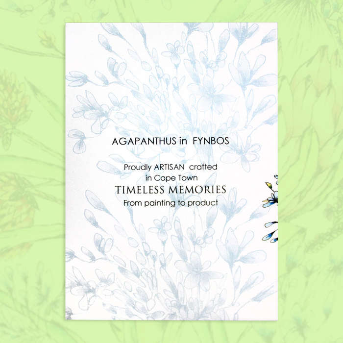 Agapanthus In Fynbos A7 Notebook