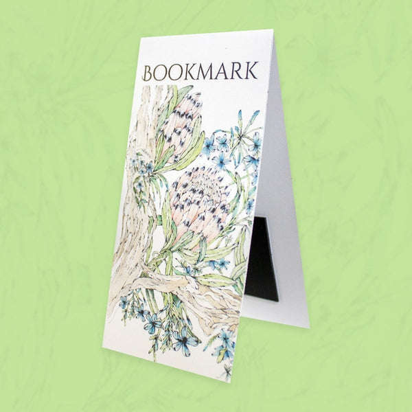 Proteas In PlumbagoLong Magnetic Bookmark