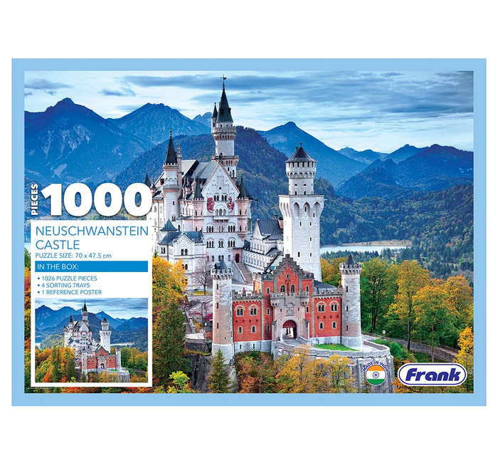 Frank Neuschwanstein Castle 1000 Piece Jigsaw Puzzle