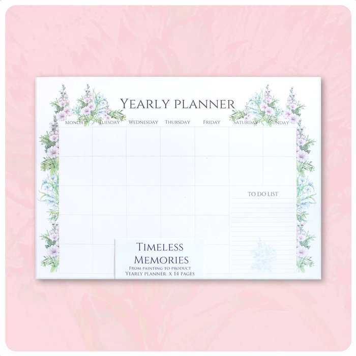 Lakeside Garden Yearly Desk Planner